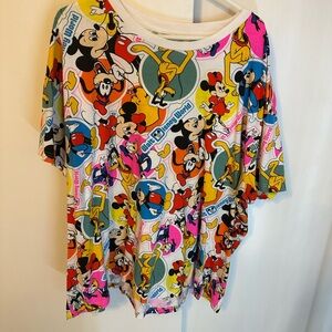 Disney Multicolor Mickey and Friends Short Sleeve Tee